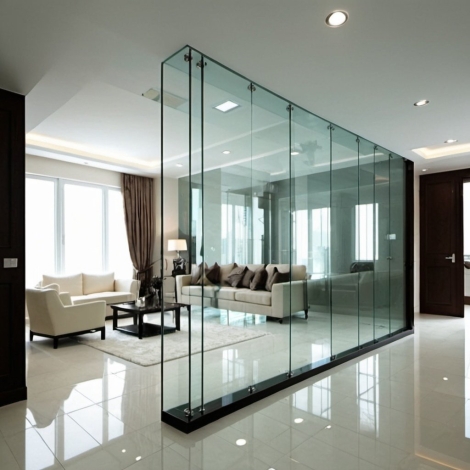 Tempered glass panels from All Team Glass & Mirror Ltd. in Woodbridge, ON