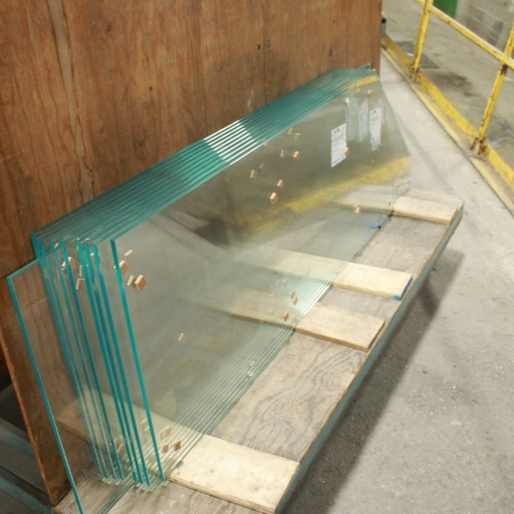 Custom architectural glass from All Team Glass & Mirror Ltd. in Woodbridge, Ontario.