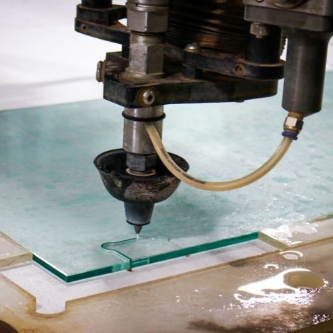 Dependable water jet cutting service from All Team Glass & Mirror Ltd. in Woodbridge, Ontario