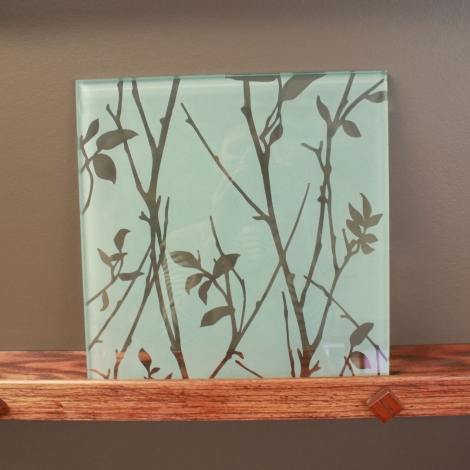 Decorative sandblasting from All Team Glass & Mirror Ltd. in Woodbridge, Ontario.