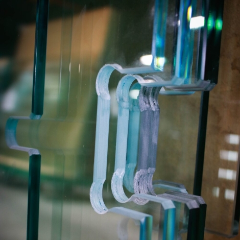 Custom tempered glass from All Team Glass & Mirror Ltd. in Woodbridge, Ontario.